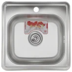 Мийка кухонна Zerix Z4848-06-160D (decor) (ZM0558)