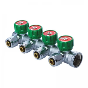 Колектор вентильний з фитингом Koer KR.1122-4 1"x4 ways (KR2655)