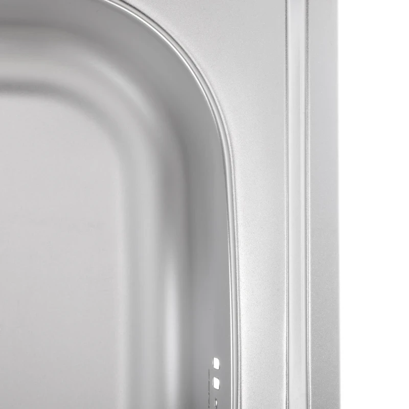 Кухонна мийка накладна Zerix Z5050-06-160E (Satin) (ZX1609)