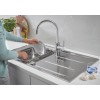 Мийка для кухні із нержавіючої сталі Grohe K400 (31566SD0)