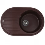 Мийка кухонна Zerix ZS-7750R-12 Коричнева (ZX4560)