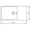 Мойка Mixxus MX7844-200-x1.2-PVD-Gold (MX0563)