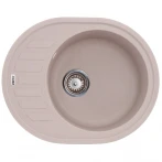 Мийка кухонна Zerix ZS-6250R-06 Бежева (ZX4549)