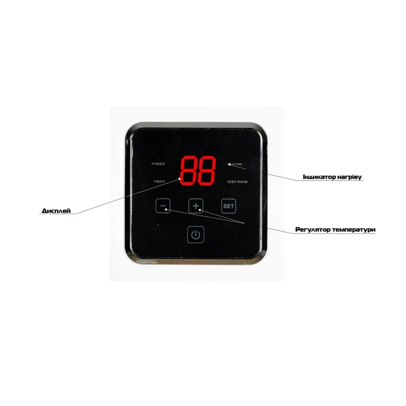 Водонагреватель "Квадрат" Mixxus EWH-15100 CUBE DRY накопительный 100 л, сухой тен 2,0 kW (WH0619)
