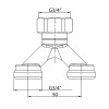 Розділ. вузол (з євроконусами) для підкл. 2-х контурів опалення Koer KR.1150 - 3/4 "x16