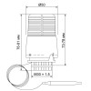 Термоголовка з виносним датчиком M30x1.5 Koer KR.1333 (KR2751)