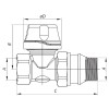 Кран термостатичний прямий 3/4" KOER KR.923-GI (KR2685)