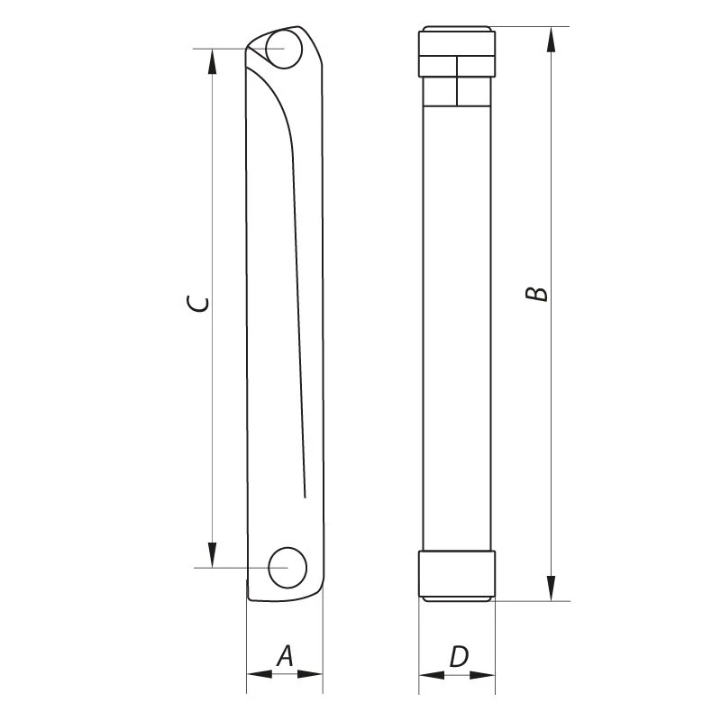 Радиатор секционный Koer 100 Bimetal-500 (KR2851)