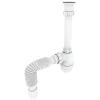 Сифон для умивальника Zerix SU-03-А 1 1/4"x40 з різьбовим випуском (ZX5083)