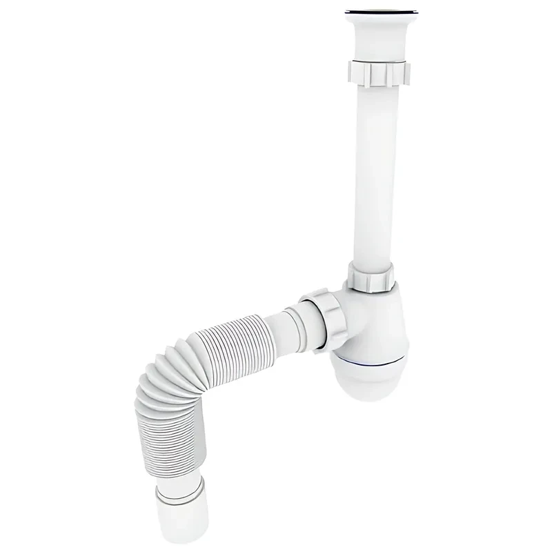 Сифон для умивальника Zerix SU-03-А 1 1/4"x40 з різьбовим випуском (ZX5083)