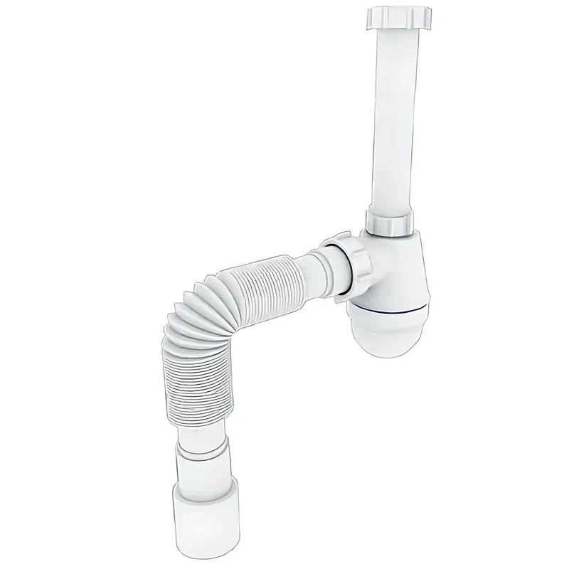 Сифон для умивальника Zerix SU-03-В 1 1/4"x40 без випуску (ZX5084)
