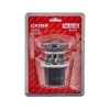 Донный клапан для умывальника с переливом Koer PW-03-05 1 1/4'' (кнопка) (Черный) (KR3396)