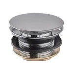 Донний клапан для ванної Koer PW-05-01 1 1/2'' (кнопка) (Колір хром) (KR3406)