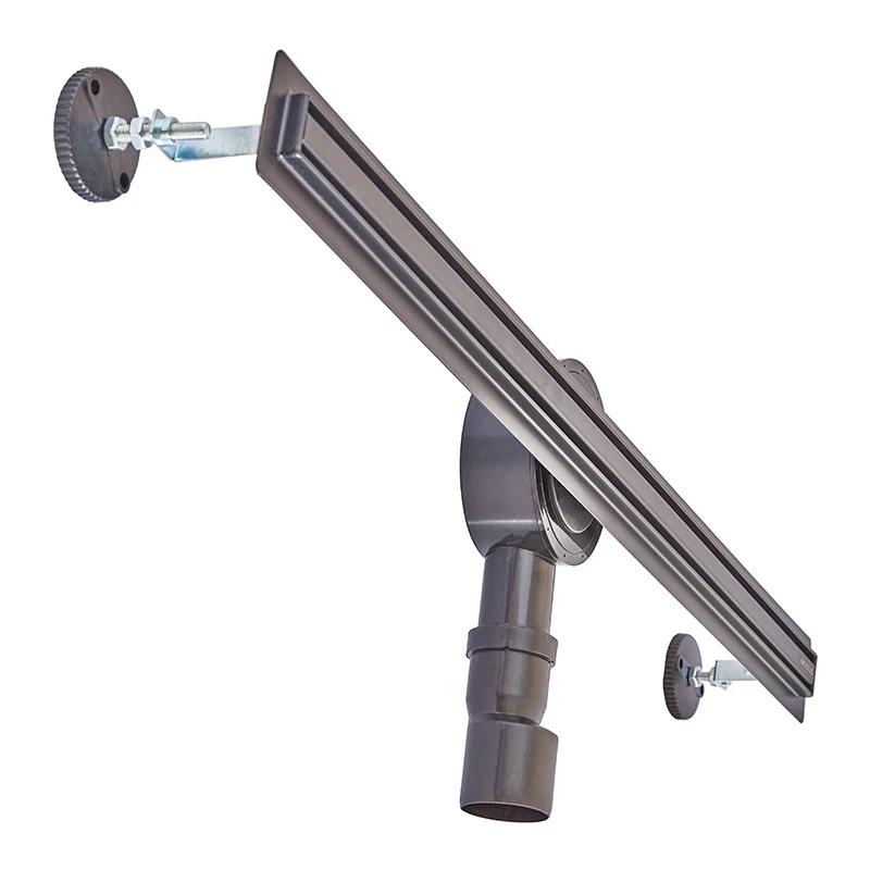 Душевой трап с нерж. стали SUS304 Mixxus Drain-05-80-Slim Black (30x800мм) (Черный) (MI6171)
