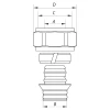 Євроконус 3/4"x16 KOER KR.1151 (KR2688)
