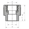 З'єднувальна муфта ВР 20x3/4F PPR Koer K0086.PRO (KP0104)