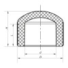 Заглушка поліпропіленова 75 Koer K0231.PRO (KP2596)