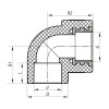 Кут ВР 25x3/4F PPR Koer K0115.PRO (KP0137)