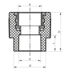 З'єднувальна муфта ВР 20x1/2F PPR Koer K0085.PRO (KP0103)