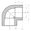Угол 90 110 PPR Koer K0206.PRO (KP2571)