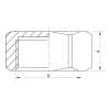 Заглушка В 3/4" Koer KF.P08F (KR3094)