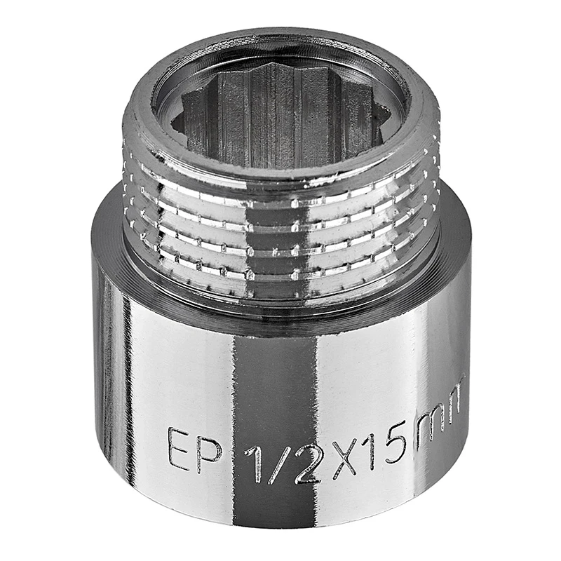 Удлинитель Europroduct EP.E015.Chr - 1/2"MF-15мм хром (EP6122)