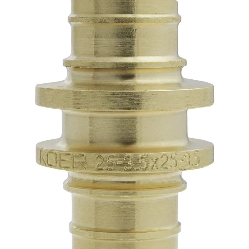 Муфта з'єднувальна рівнопрохідна Koer KA.С25 - 25(3.5mm) x 25(3.5mm) (KR4857)