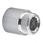 Удлинитель Europroduct EP.E020.Chr - 1/2"MF-20мм хром (EP6123)