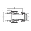 Муфта з євроконусом та накидною гайкою Koer K0240.PRO White - 20x3/4 PPR (KP3134)