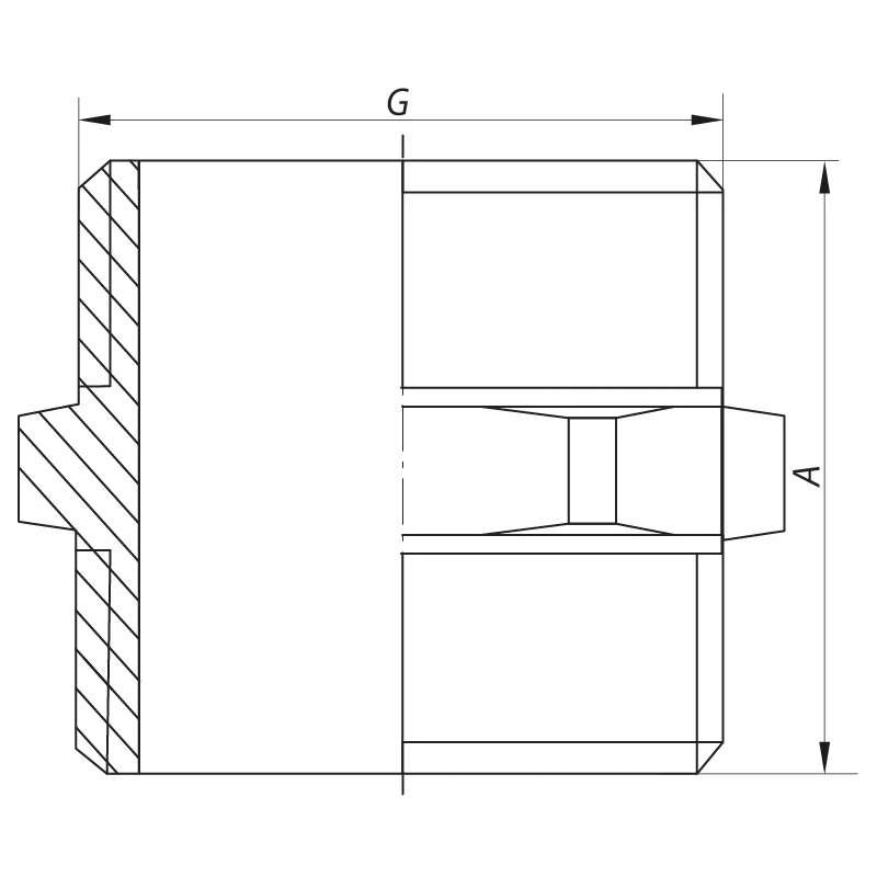 Ниппель Koer WM.N10.WN - 1'' без никеля (KR2993)