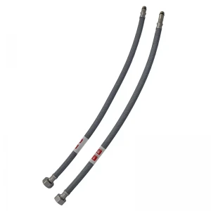 Гибкая подводка Zerix ZHN-02-F1/2"xM10-040 (нейлоновая оплетка, гайки нерж) (пара) (ZX5156)