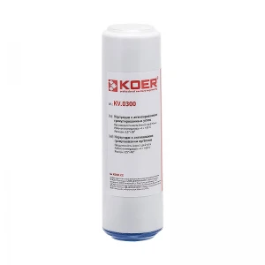 Картридж Koer KV.0300 з активованим гранульованим вугіллям 2,5"х10" (KR3364)