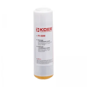 Картридж з іонообмінною смолою 2,5"х10" KOER KV.0200 (KR3366)