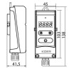 Термостат електричний накладний Koer KR.1354E (+5…+80*C) (KP2778)