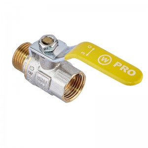 Кран кульовий ГШВ (газ) Waterpro WP607-15FML-Y - 1/2" FML (WP2931)