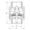 Клапан зворотний NEW 2" (Koer KR.172) (KR2812)