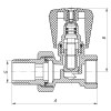 Вентильний кран 1/2x1/2 Koer KR.903 (KR0004)