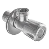 Кран для подключ. сантехприборов Zerix VAL-04-1/2x1/2 с нерж. ст.SUS304 (ZX4800)