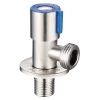 Кран для підключення сантехприладів Mixxus VAL-03-1/2x3/4 з нерж. сталі (синій) (MI6155)