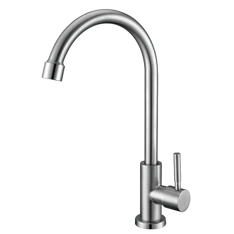 Кран для холодной воды Haiba MONO-01.SUS из нержавеющей стали SUS304 (HB9614)