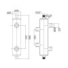 Гідрострелка Koer KR.S1031 2/2 (з воздухоотвод. І дренаж. краном) 1"НР SUS304 (KR2958)