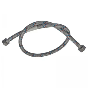 Гибкий шланг для подключения воды гайка 1/2'' - гайка 1/2'' (120 см) Zerix (ZX1555)