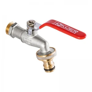 Кран полива с коннектором для быстрого подключения 1/2" (Koer KR.257) (KR2750)