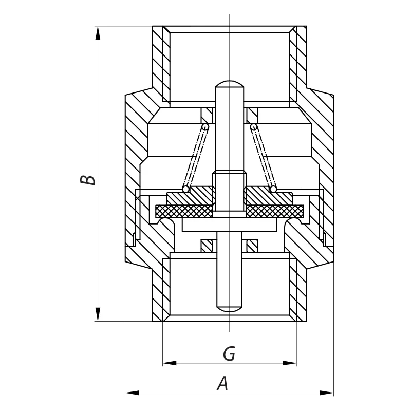 Клапан обратный 3/4" (Koer KR.171) (KR0128)