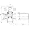 Кран триходовий 3/4x3/4x3/4 KOER KR.520 (KR0110)