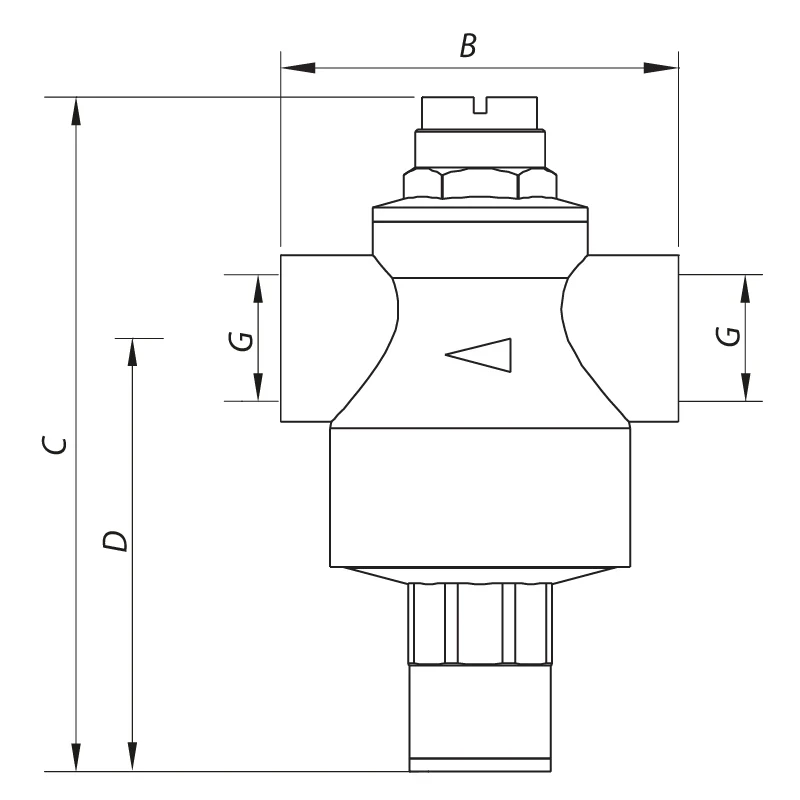 Редуктор тиску Koer KR.1251 3/4 "(KR2661)