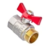 Кран шаровый Waterpro WP607-20FMW - 3/4" ГШБ (стальная бабочка) (WP3294)