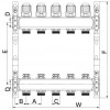 Колекторний блок з термостат. клапанами Europroduct EP.S1100-12 1"x12 (EP4999)