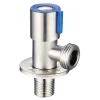 Кран для подключения сантехприборов с нерж. стали SUS304 (синий) MIXXUS VAL-03-1/2x3/4 (MI6533)