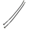 Гибкие шланги для смесителя гайка 1/2'' - Штуцер M10 (40 см) 2 шт (силик. оболочка) Zerix (ZX3028)